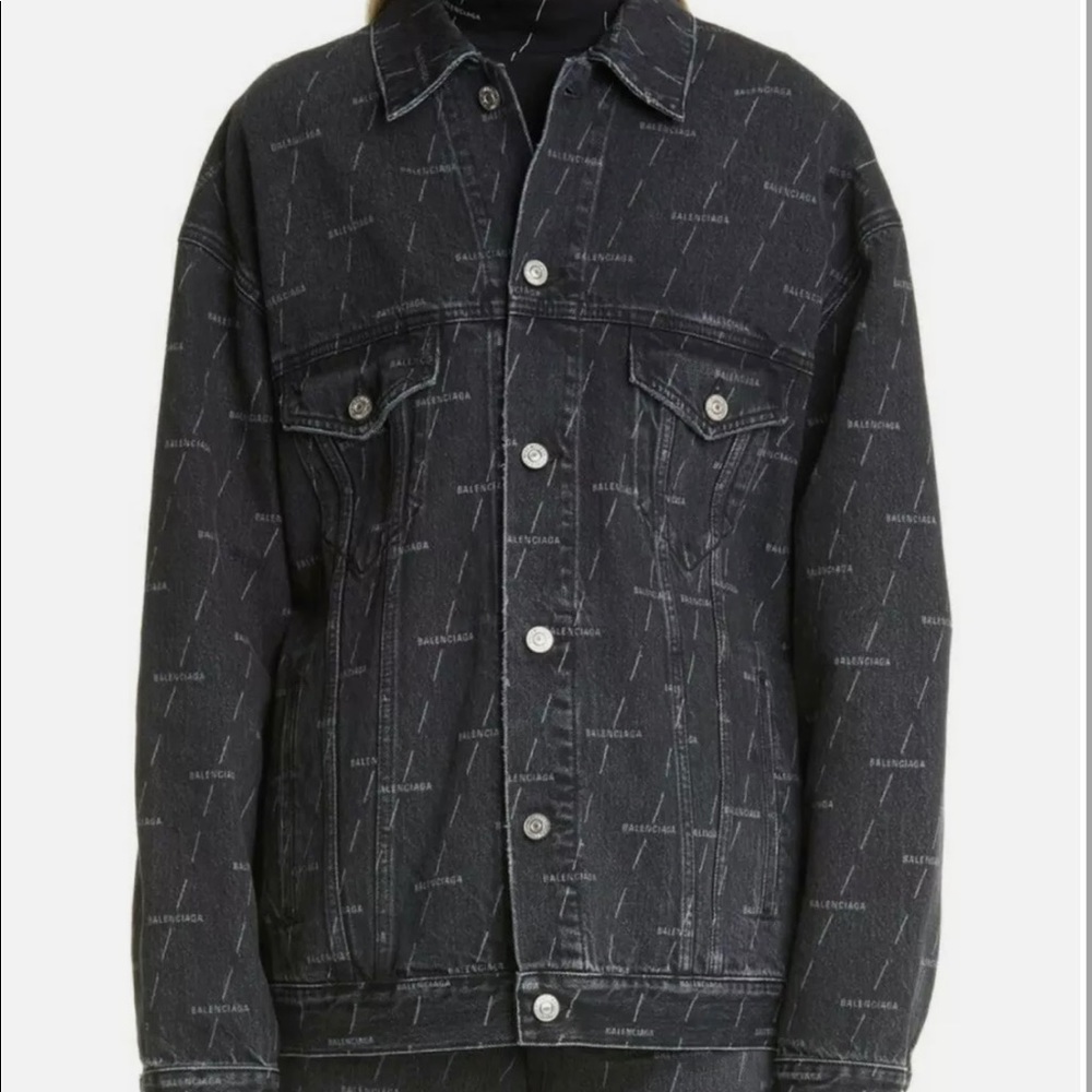100% Authentic Balenciaga Denim Jacket, size 36